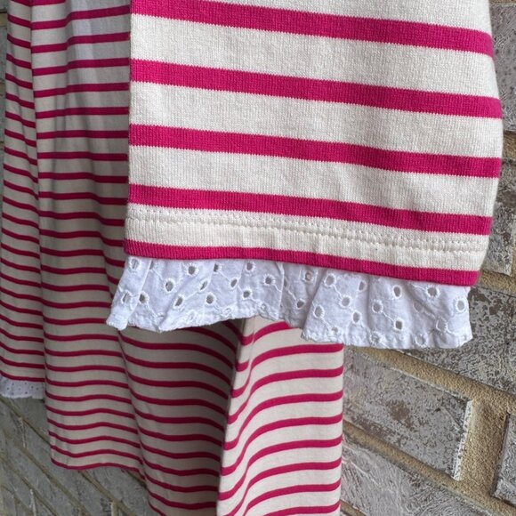 Talbots Long Sleeve Turtleneck Cotton Stripe Knit Blouse Women's Size L. - Picture 7 of 8